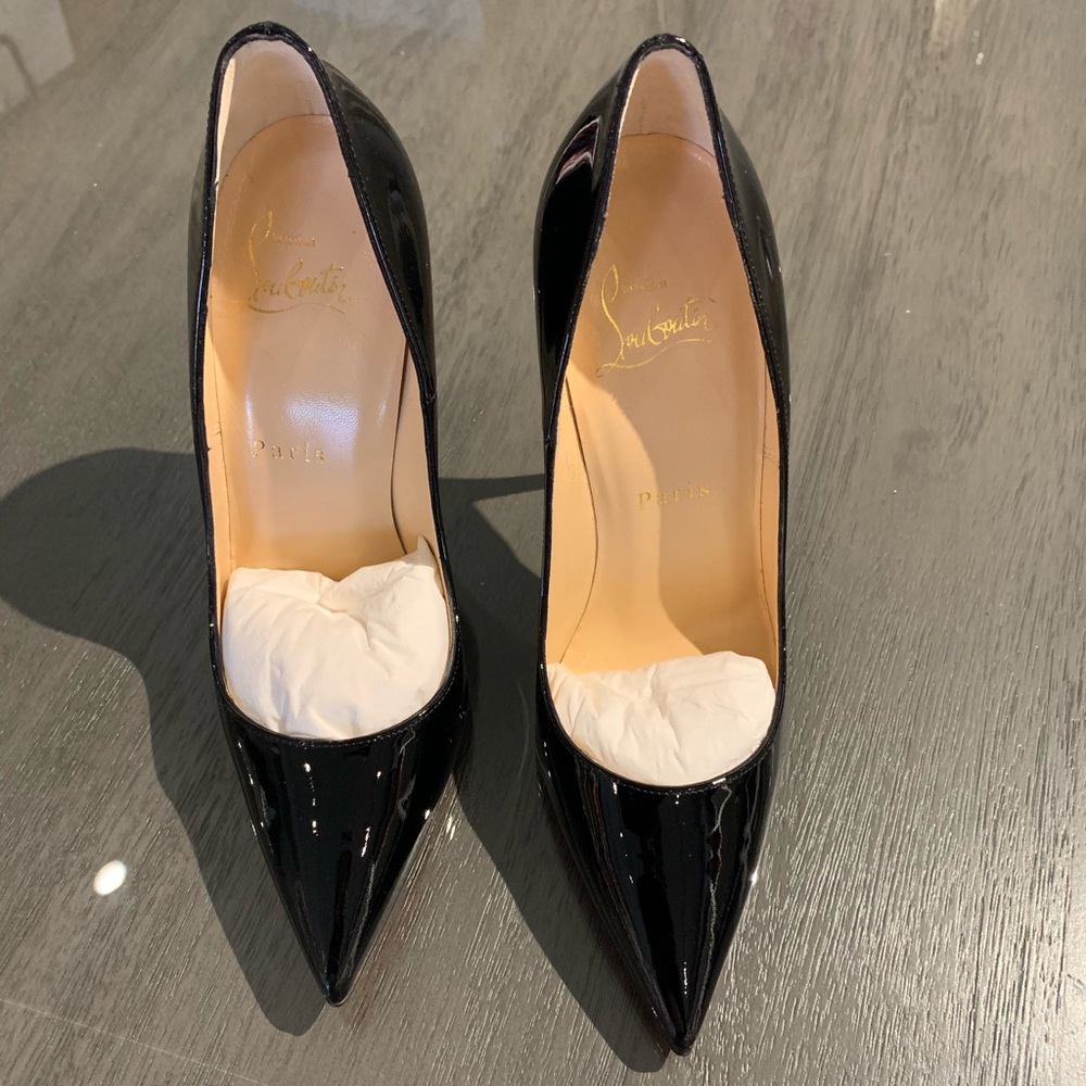 NIB Christian Louboutin So Kate 120 Black pumps